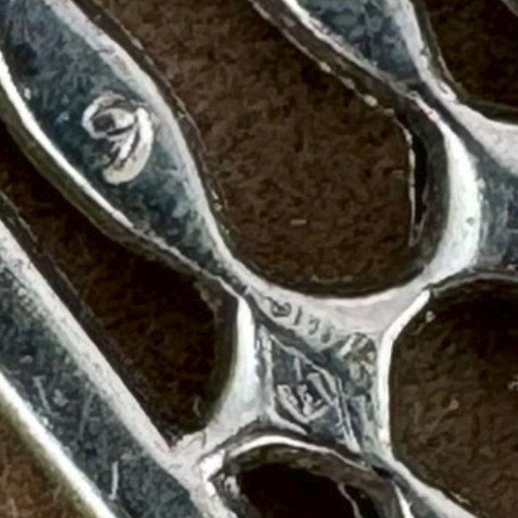 Vintage 1930's Sterling Silver ART DECO Marcasite Lattice Style Bracelet - Picture 8 of 8